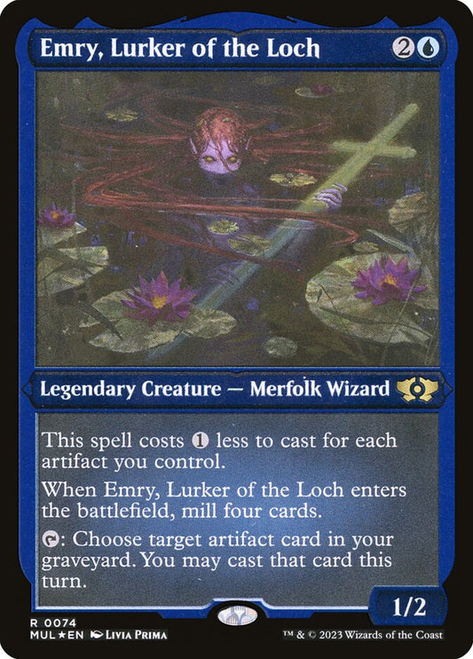 Emry, Lurker of the Loch Etched Foil