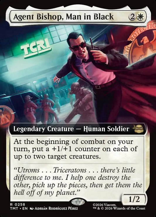 Agent Bishop, Man in Black Extended Art