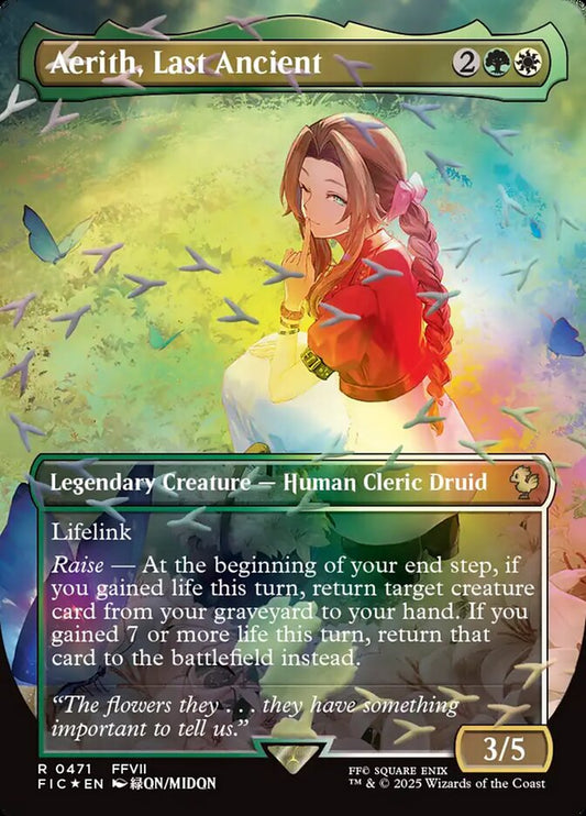 Aerith, Last Ancient Chocobo Track Foil