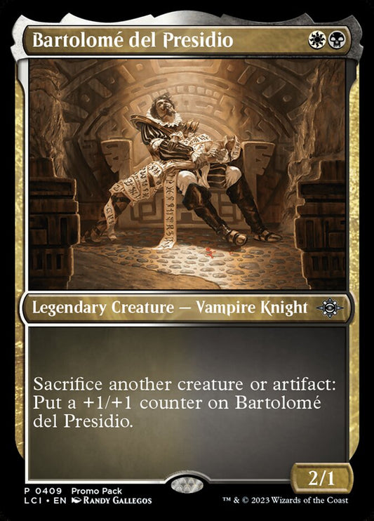 Bartolomé del Presidio Promo