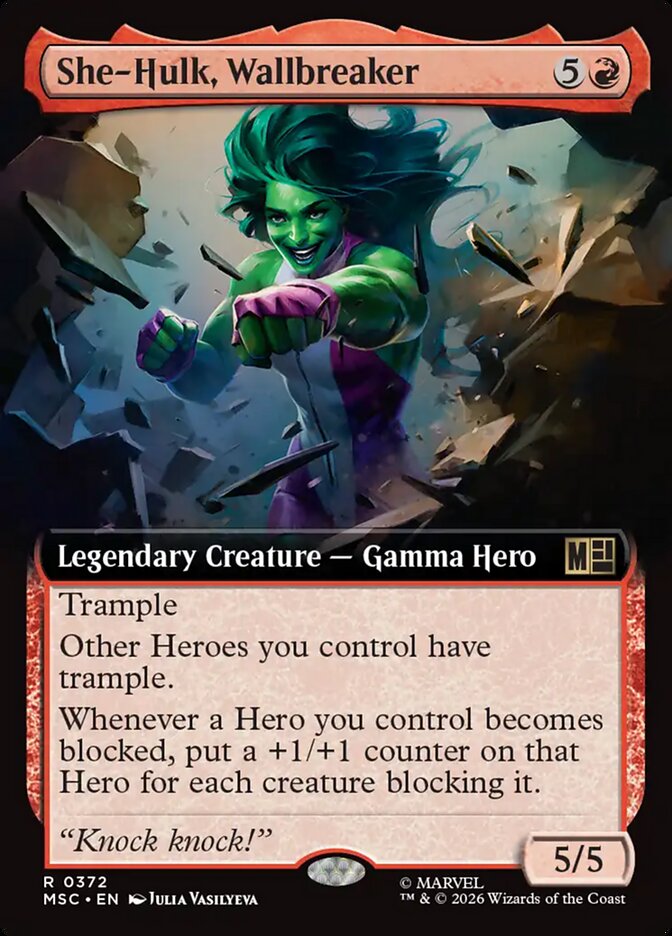 She-Hulk, Wallbreaker Extended Art