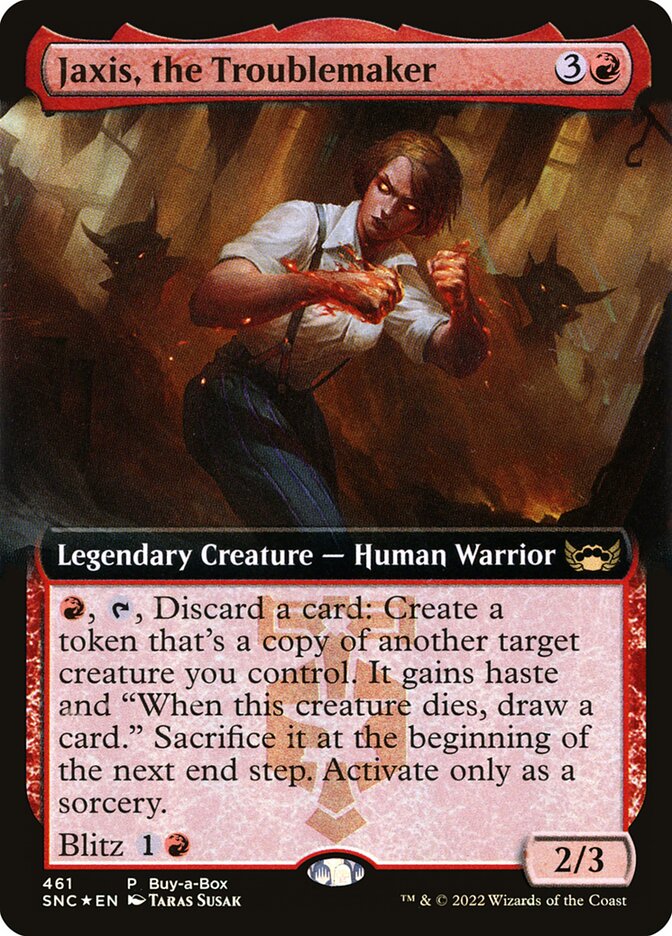 Jaxis, the Troublemaker Promo Foil