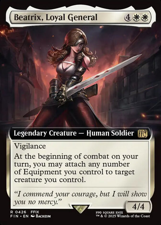 Beatrix, Loyal General Extended Art Foil