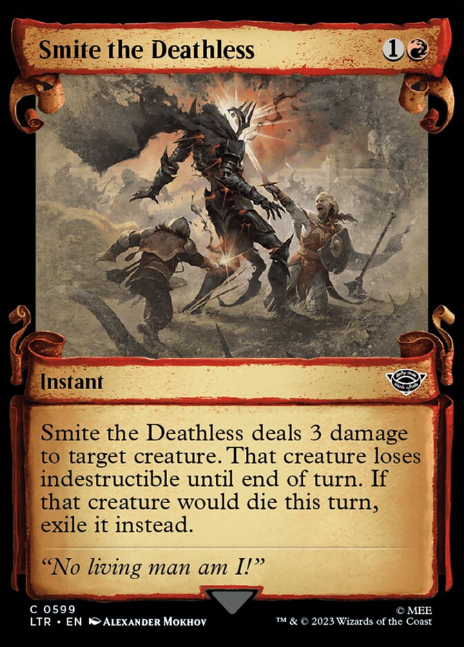 Smite the Deathless Showcase Silver Foil
