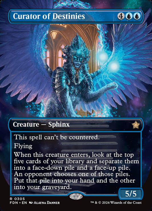 Curator of Destinies Borderless Foil