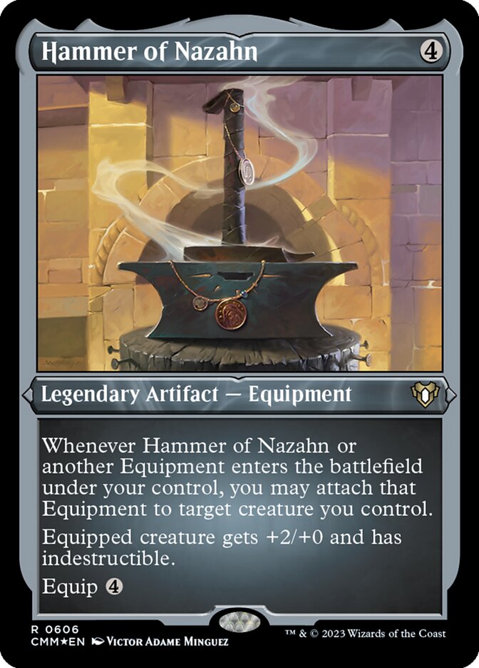 Hammer of Nazahn Etched Foil