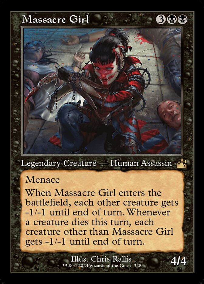 Massacre Girl Retro Frame