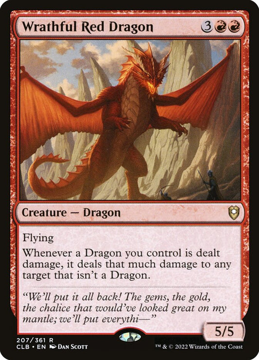 Wrathful Red Dragon Foil