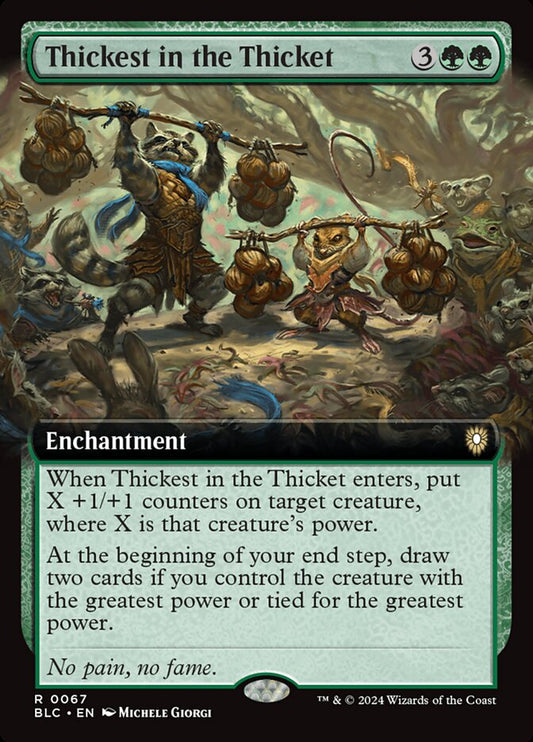 Thickest in the Thicket Extended Art