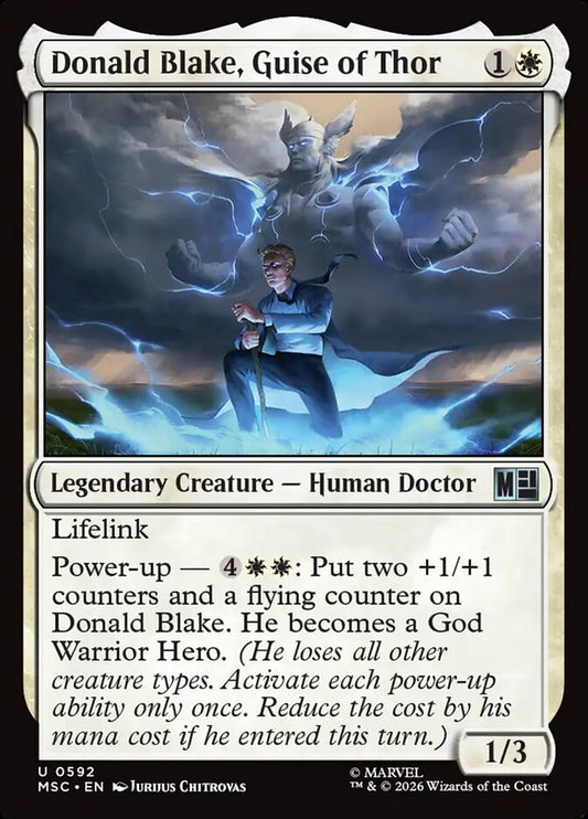 Donald Blake, Guise of Thor Foil
