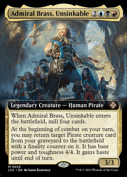 Admiral Brass, Unsinkable Extended Art