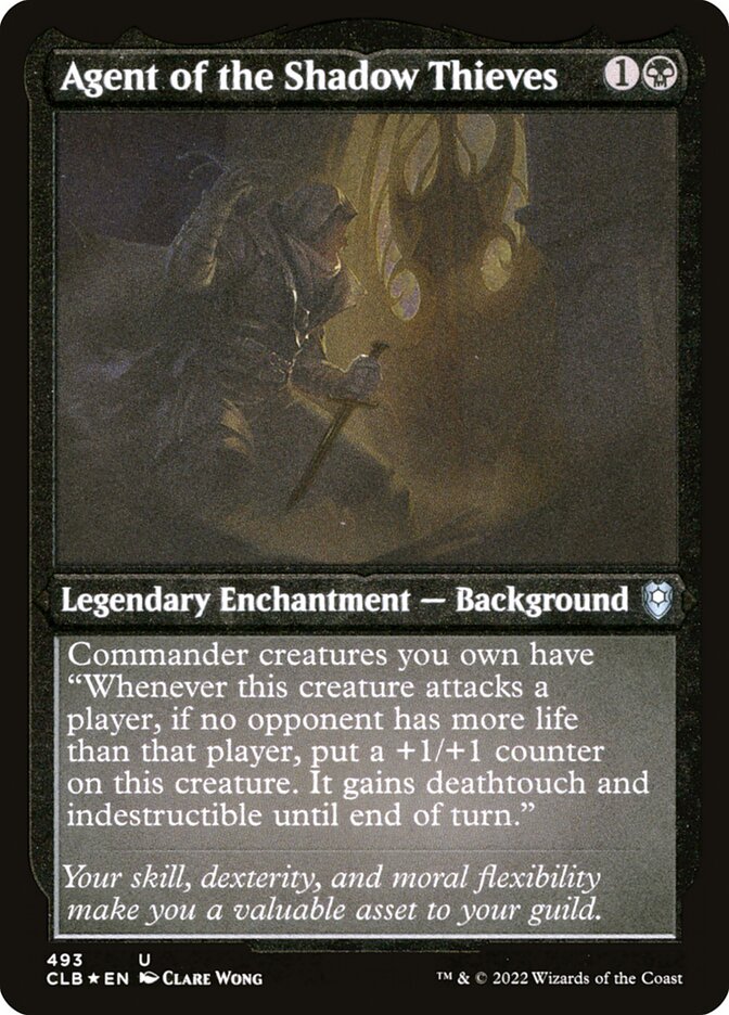 Agent of the Shadow Thieves Etched Foil