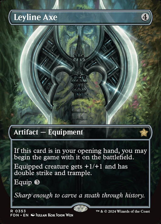 Leyline Axe Borderless Foil