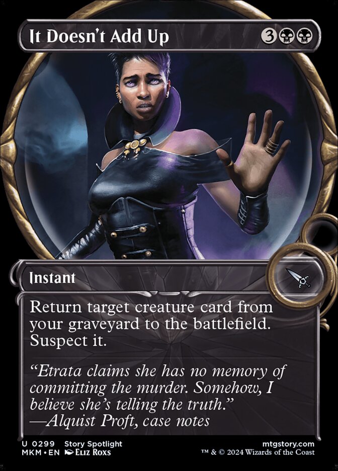 It Doesn't Add Up Showcase Foil