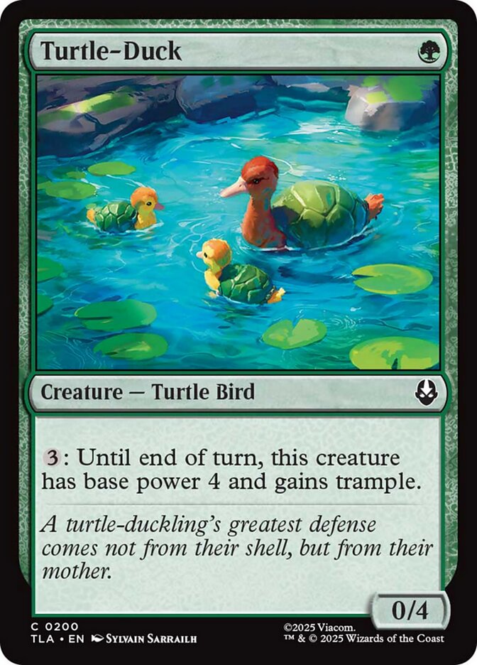 Turtle-Duck Foil