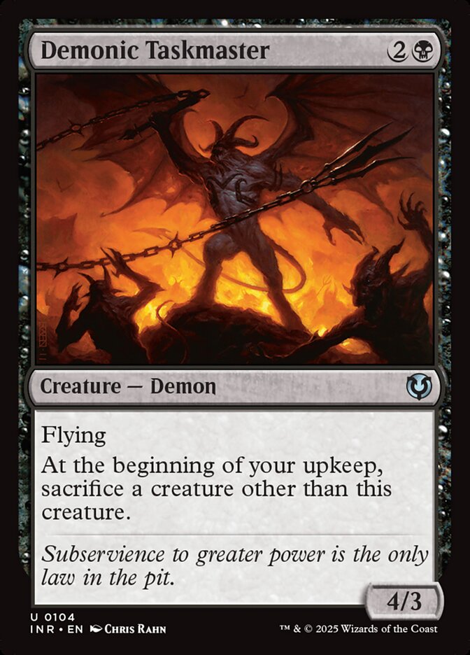 Demonic Taskmaster Foil