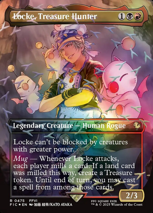 Locke, Treasure Hunter Chocobo Track Foil