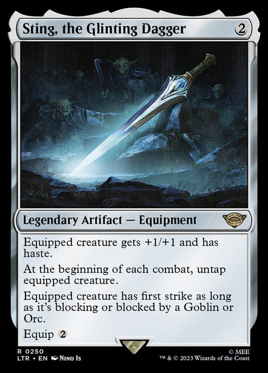 Sting, the Glinting Dagger Foil