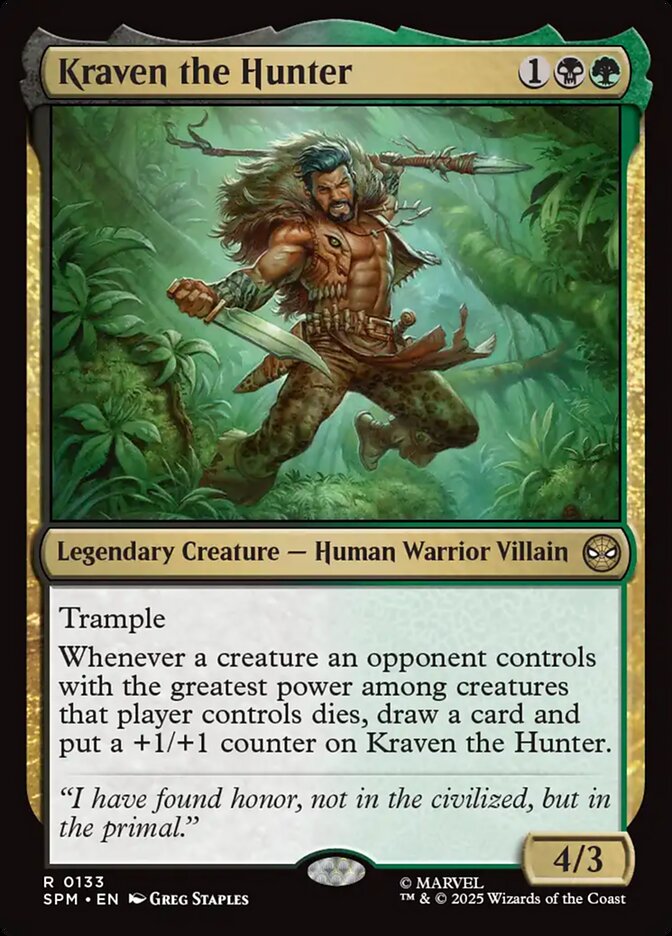 Kraven the Hunter Foil