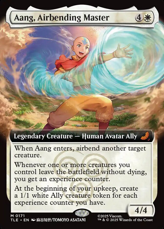Aang, Airbending Master Extended Art Foil