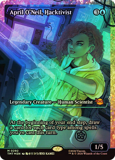 April O'Neil, Hacktivist Showcase Fracture Foil