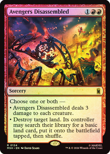 Avengers Disassembled Foil