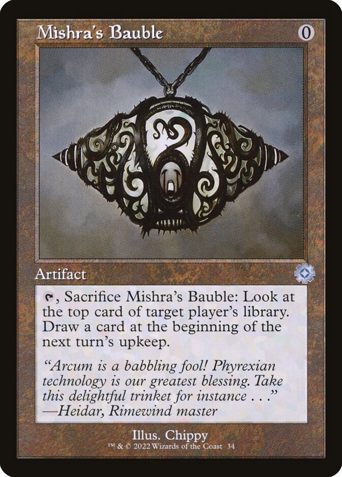 Mishra's Bauble Retro Frame