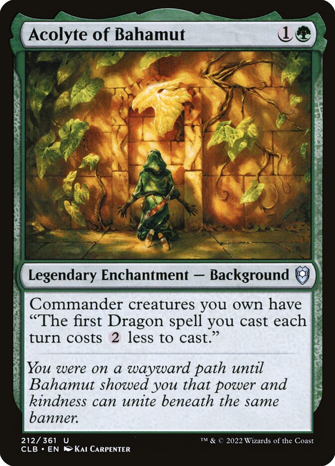 Acolyte of Bahamut Foil