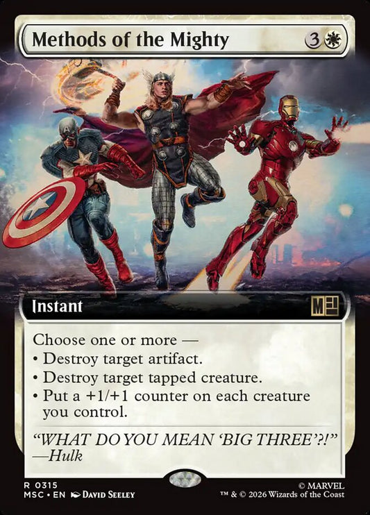 Methods of the Mighty Extended Art