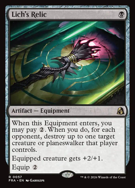 Lich's Relic Foil