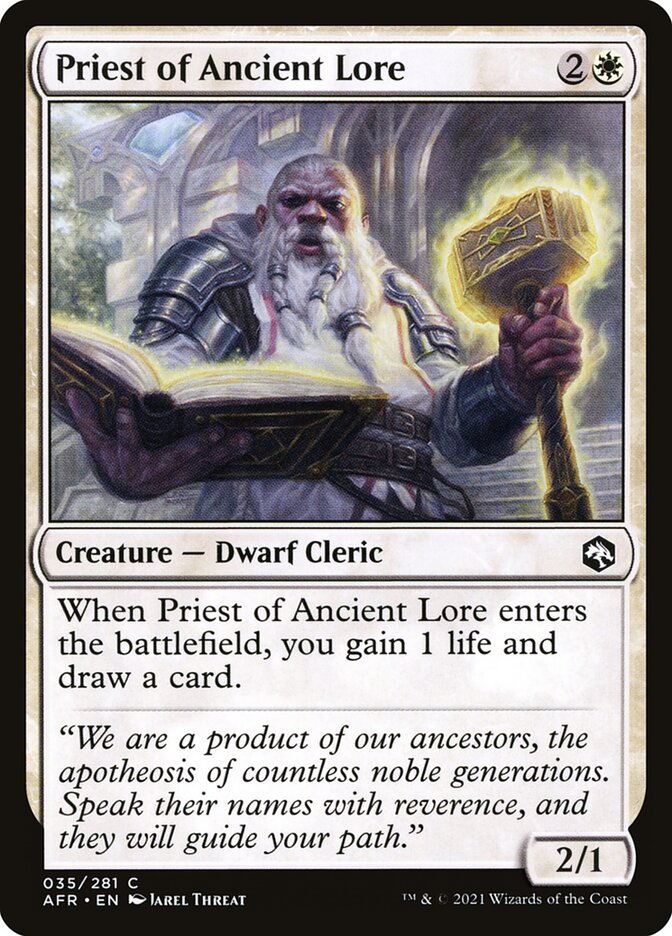 Priest of Ancient Lore Foil