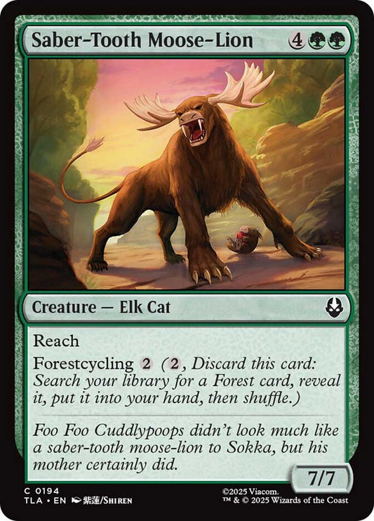 Saber-Tooth Moose-Lion Foil