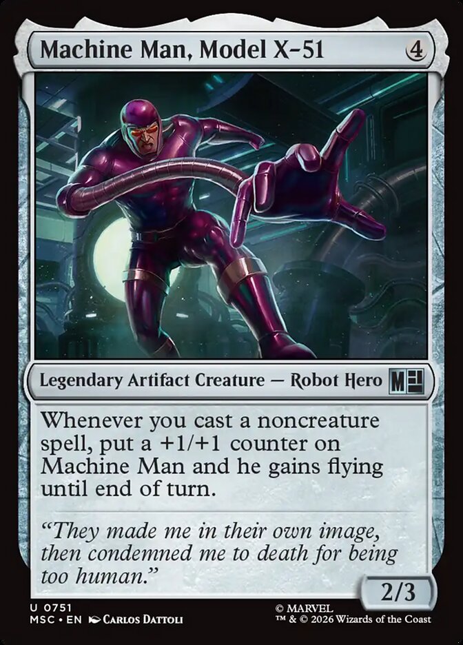 Machine Man, Model X-51 Foil