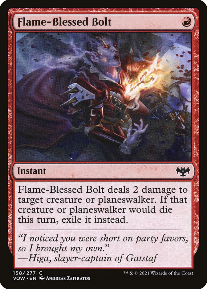 Flame-Blessed Bolt Foil
