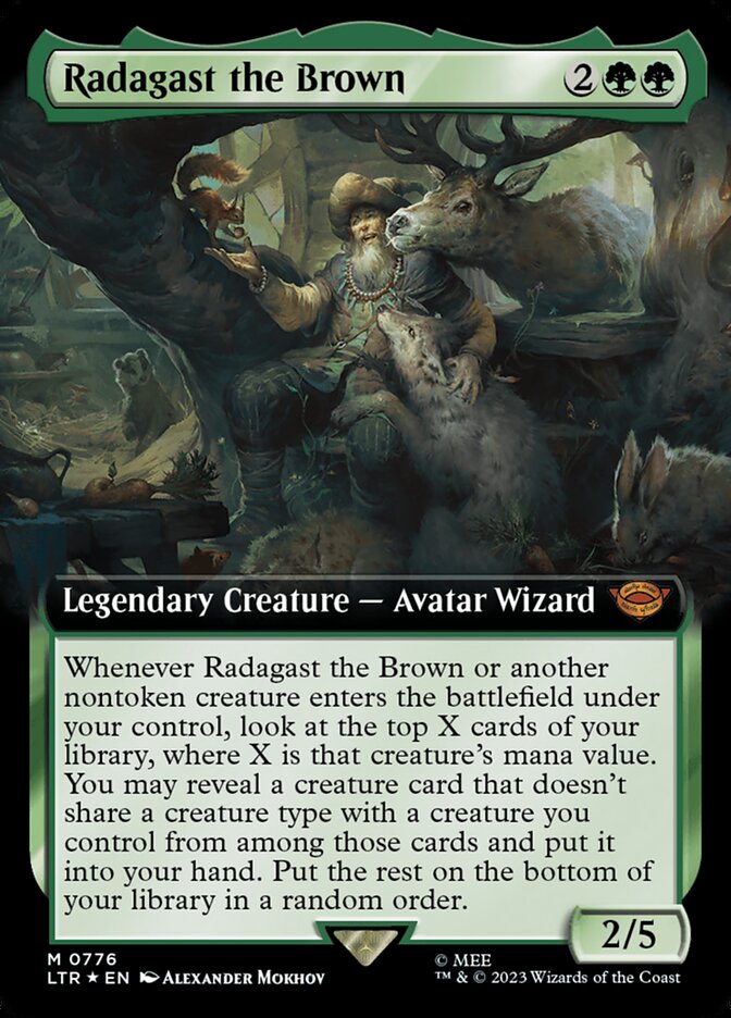 Radagast the Brown Surge Foil