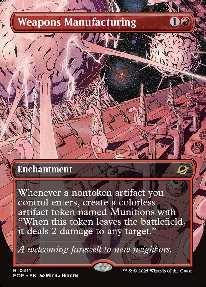 Weapons Manufacturing Borderless Foil