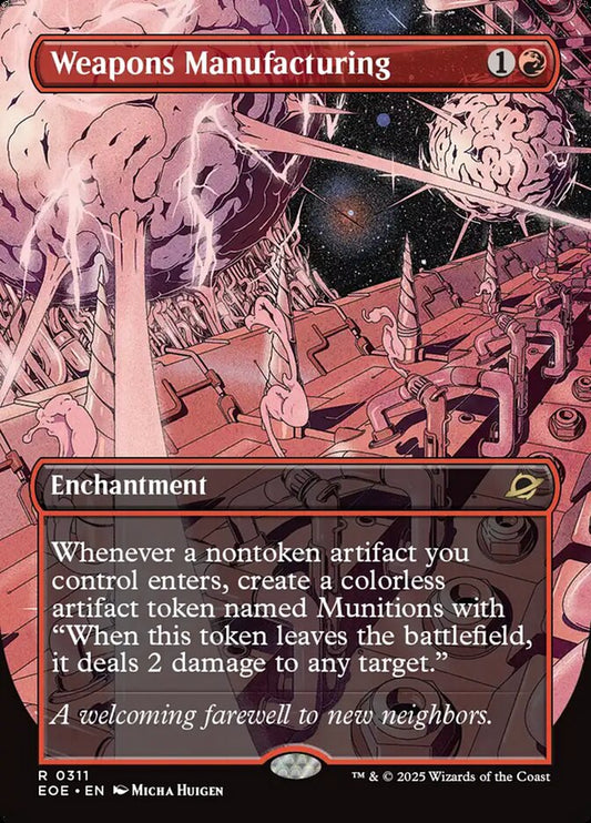 Weapons Manufacturing Borderless Foil