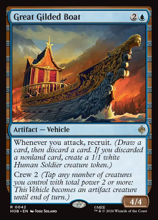 Great Gilded Boat Foil