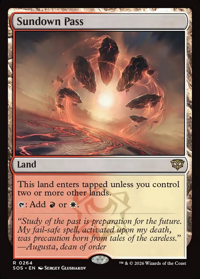 Sundown Pass Foil