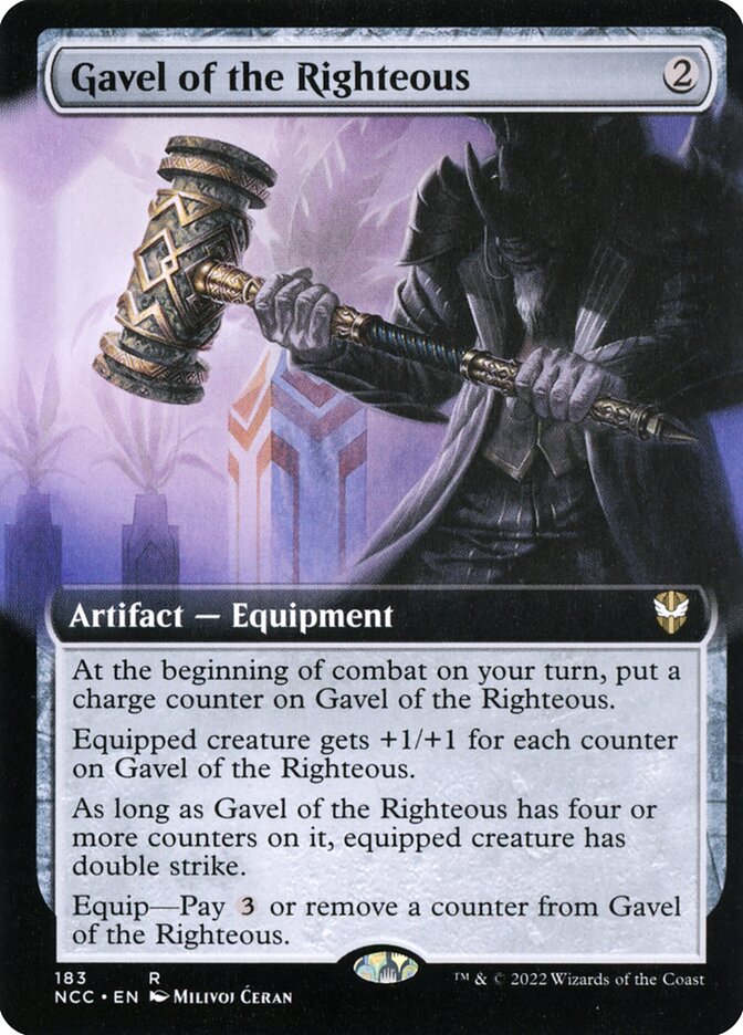 Gavel of the Righteous Extended Art