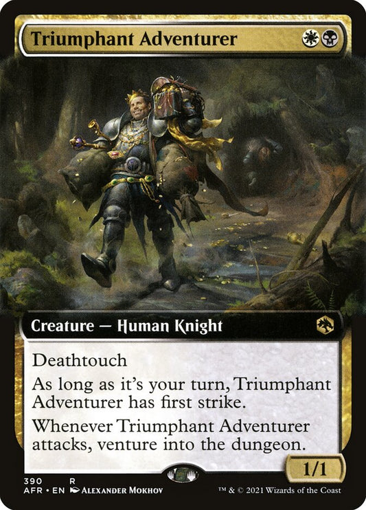 Triumphant Adventurer Extended Art