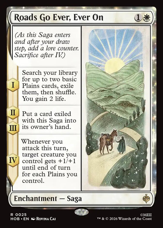 Roads Go Ever, Ever On Foil
