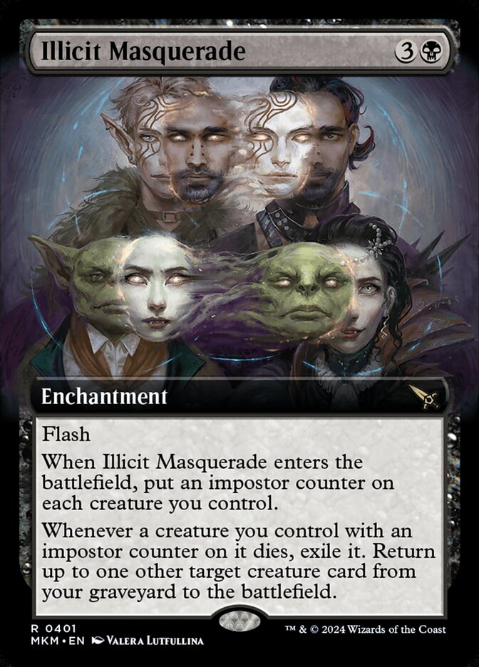 Illicit Masquerade Extended Art