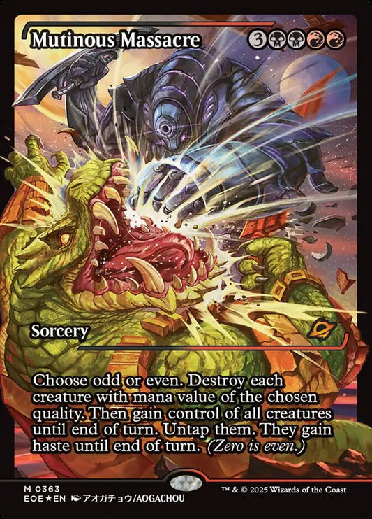 Mutinous Massacre Japan Showcase Foil