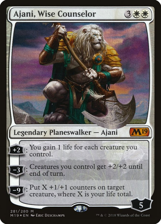 Ajani, Wise Counselor Foil