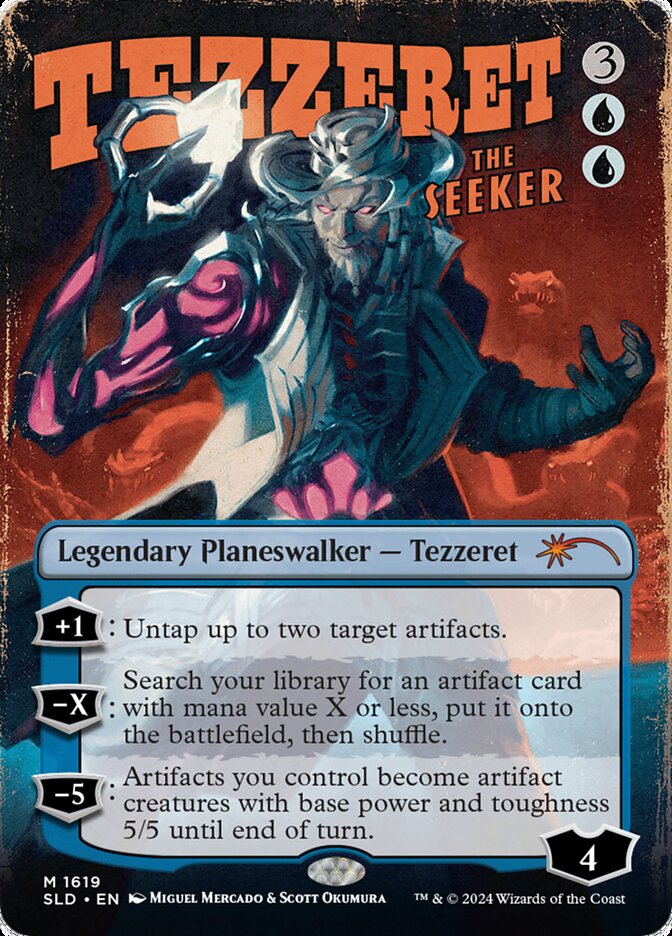 Tezzeret the Seeker Borderless Secret Lair