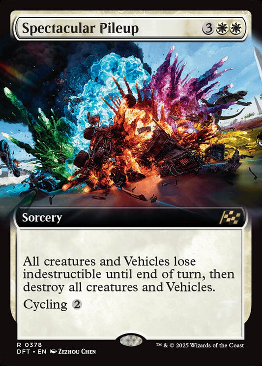 Spectacular Pileup Extended Art Foil