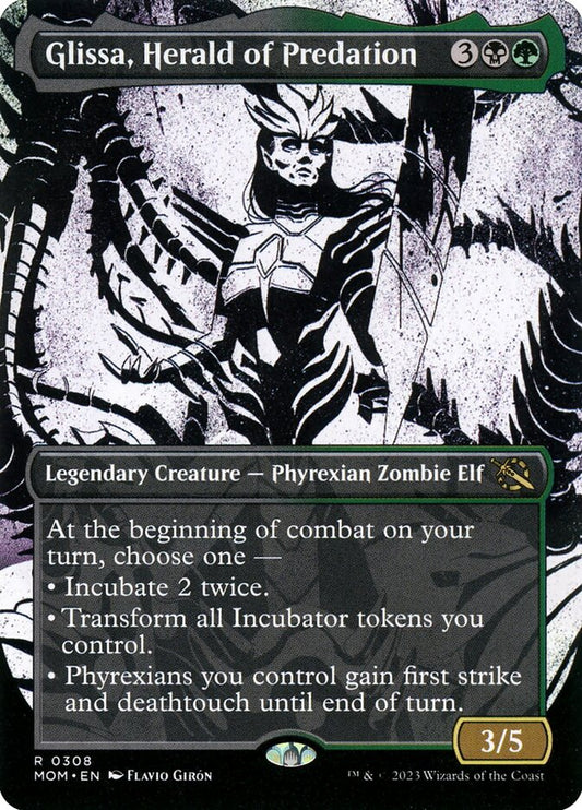 Glissa, Herald of Predation Showcase Foil