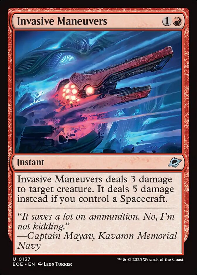 Invasive Maneuvers Foil