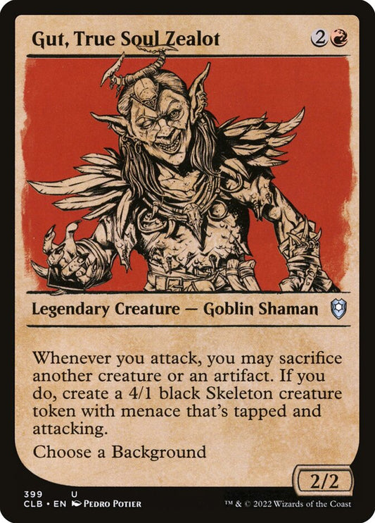 Gut, True Soul Zealot Showcase Foil